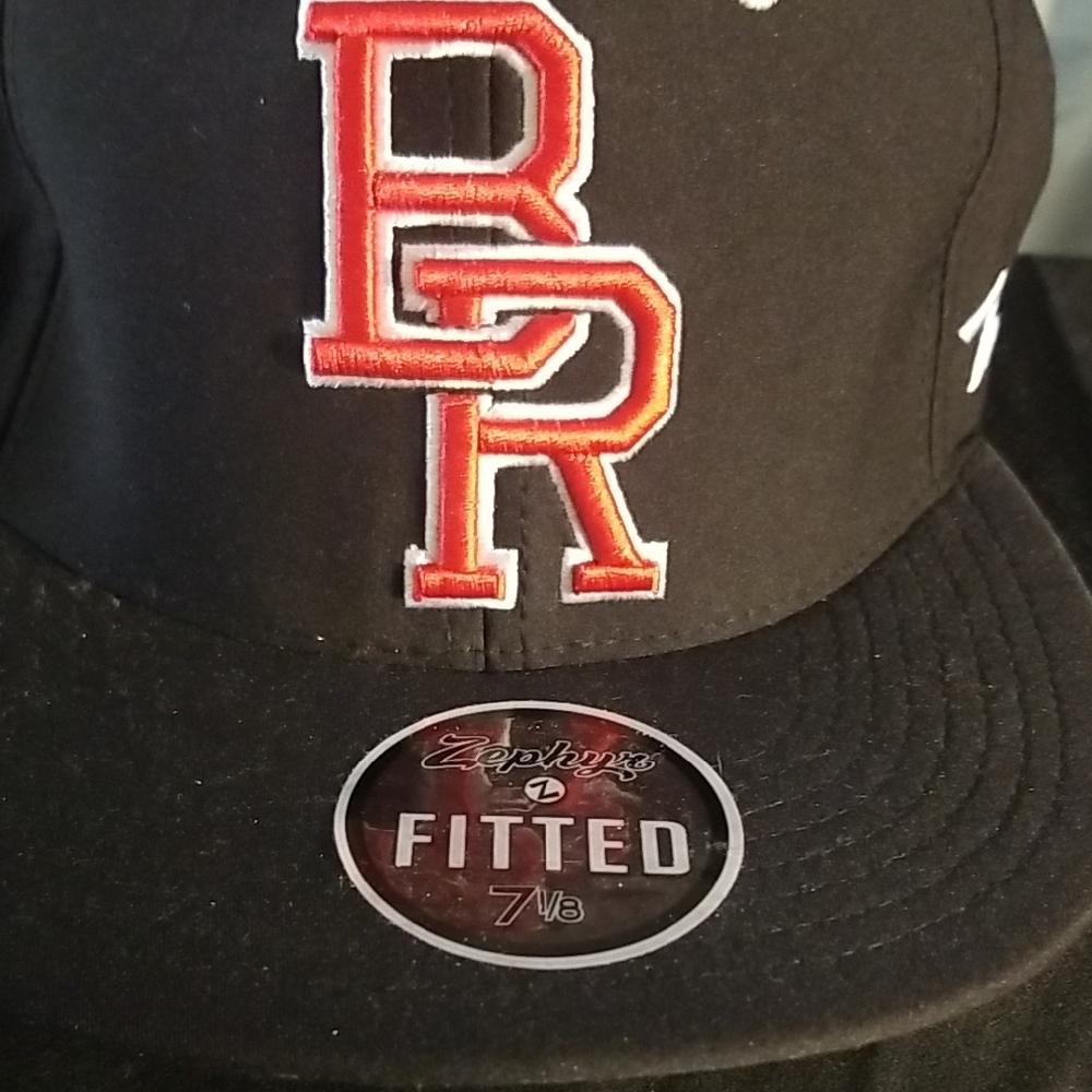 Zephyr Black Fitted Cap with BR Logo